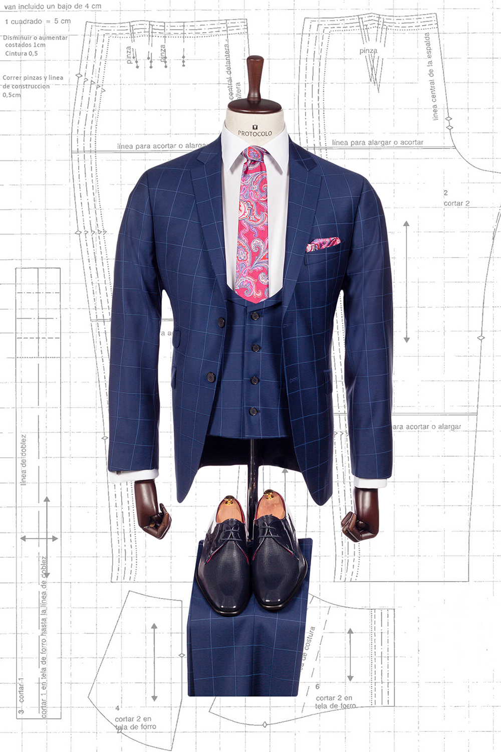 Traje Azul Muriel Capra - Image 2